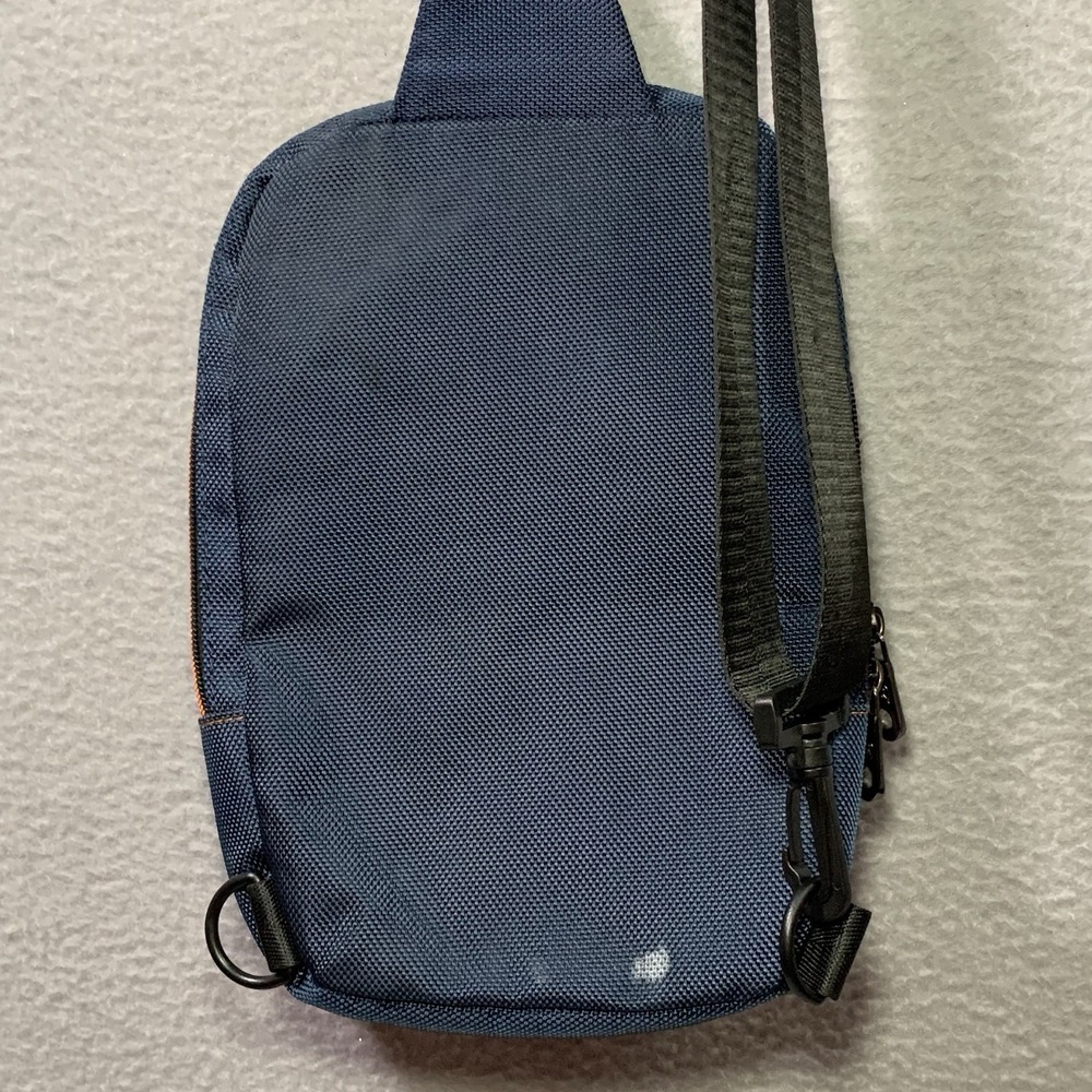 Robert Graham Randal Sling Bag Crossbody Messenger – Navy Blue Designer - Picture 4 of 10
